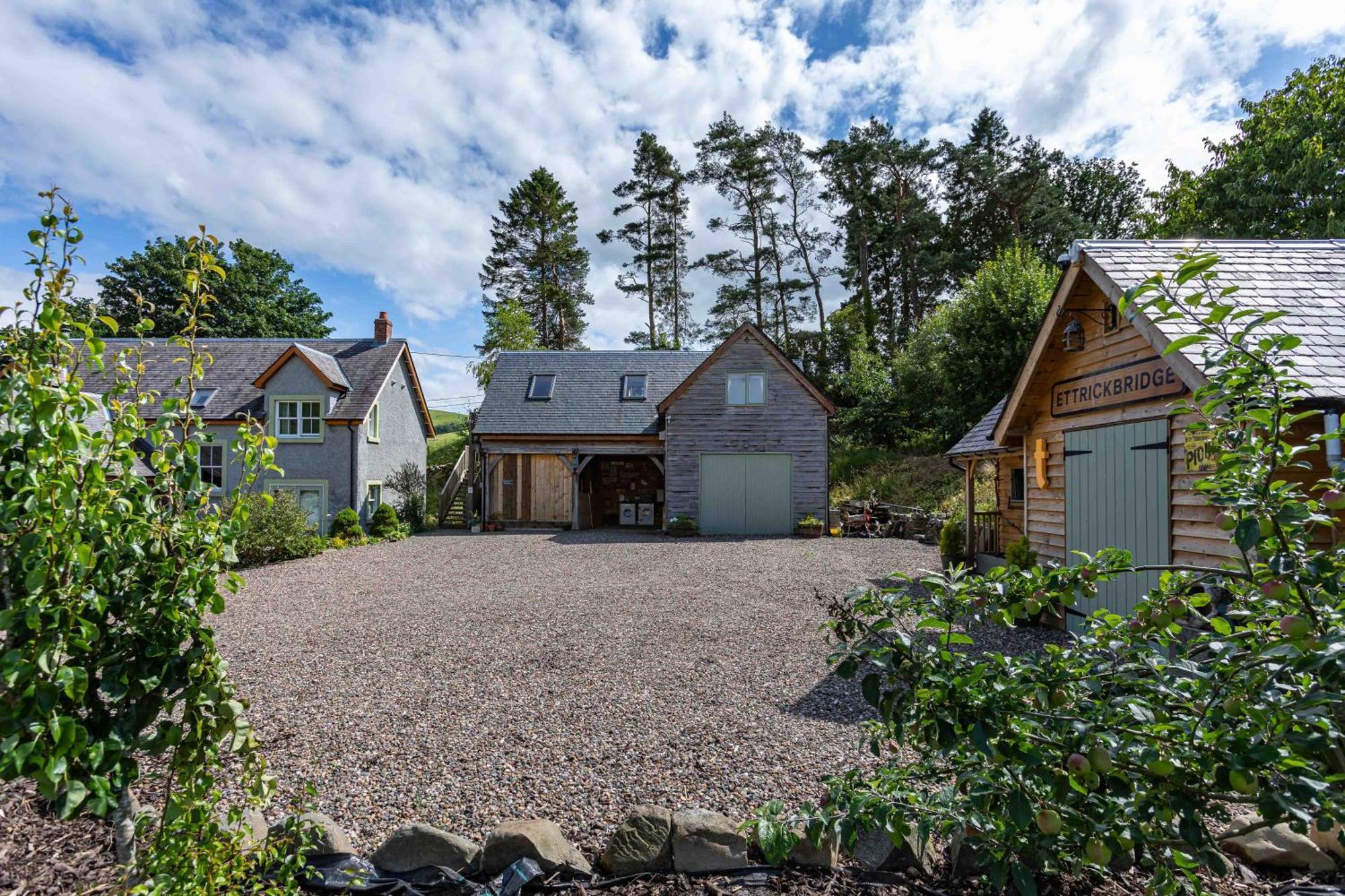 The Barn At Dormouse Cottage Selkirk Eksteriør billede